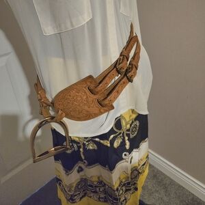 Exquisite *Rare* vintage $1200 US + Ralph Lauren southwestern Equestrian belt